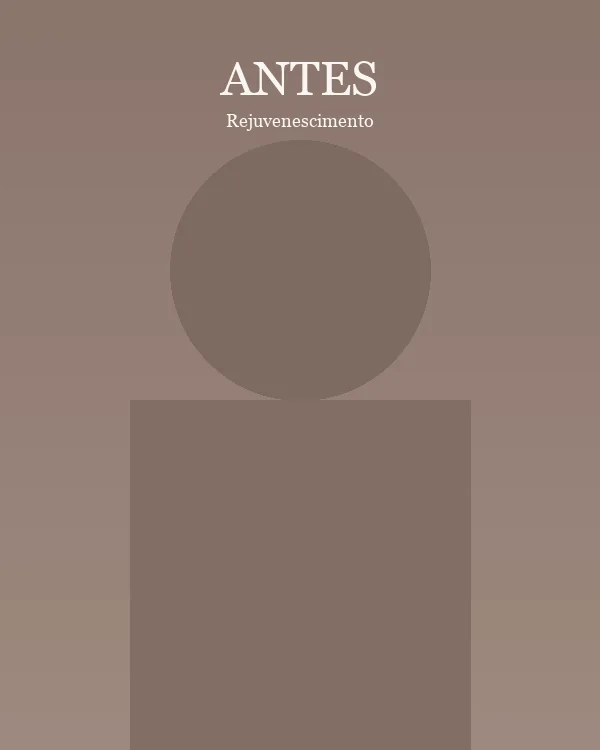 Antes rejuvenescimento facial